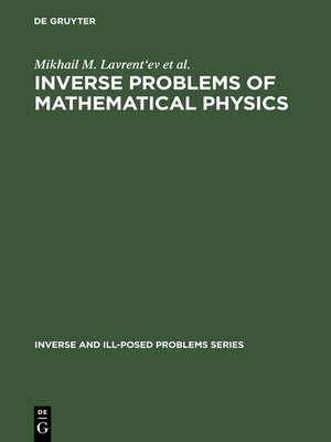 cover image of Inverse Problems of Mathematical Physics